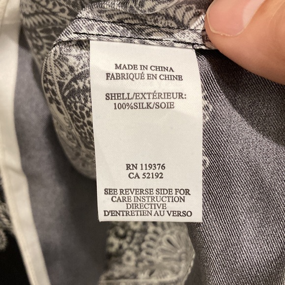 Helmut Lang floral printed silk tunic - Picture 5 of 6